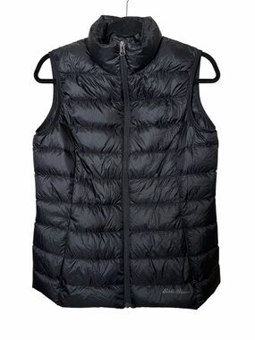 Eddie Bauer EB650 Packable Down Vest Black Size Medium